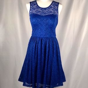 Cobalt Blue Lace Jessica Simpson Bridesmaids Dress